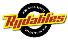 A logo for Rydables