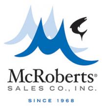 A logo for McRoberts Sales Co.